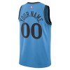 Män Los Angeles Clippers Tröja Skräddarsydda Nike 2024-25 City Edition Blå Swingman